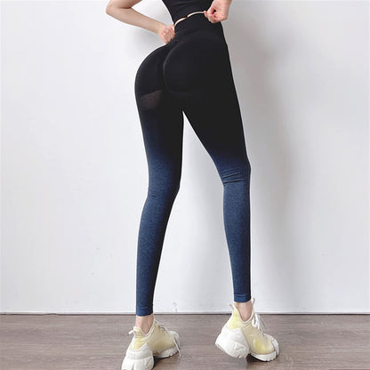 LSCZSLYH High-Waist Seamless Yoga Leggings for Women