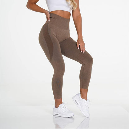 LSCZSLYH High-Waist Seamless Yoga Leggings for Women