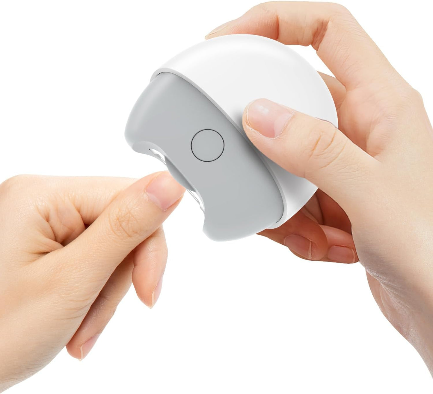 Electric Automatic Nail Clipper with LED Light & USB Rechargeable