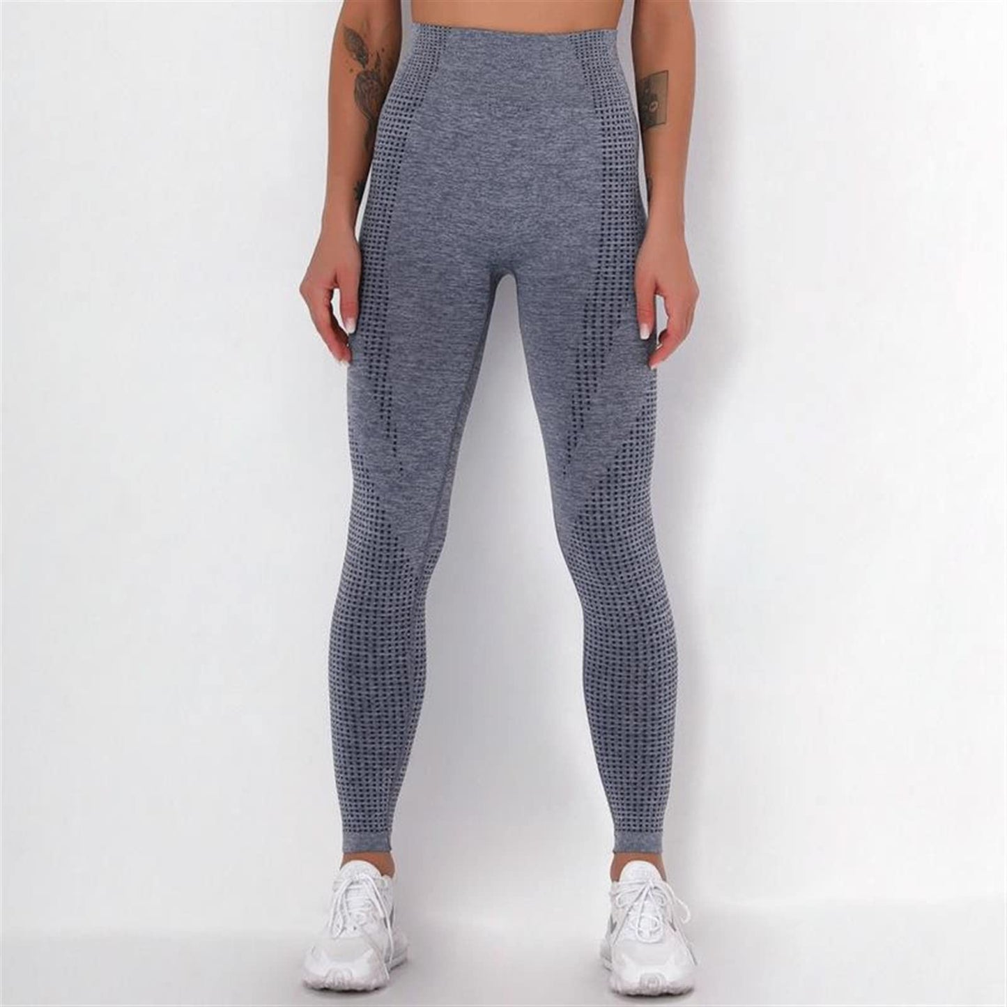 LSCZSLYH High-Waist Seamless Yoga Leggings for Women
