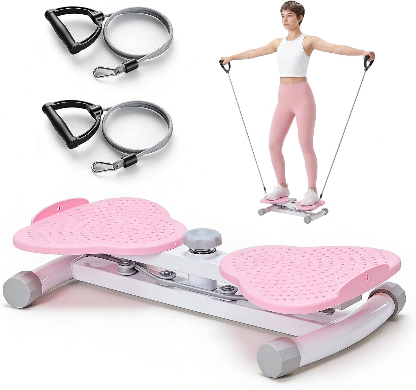 DUMOS Silent Anti-Slip Waist Twister Board, 300lbs Home Waist Trainer
