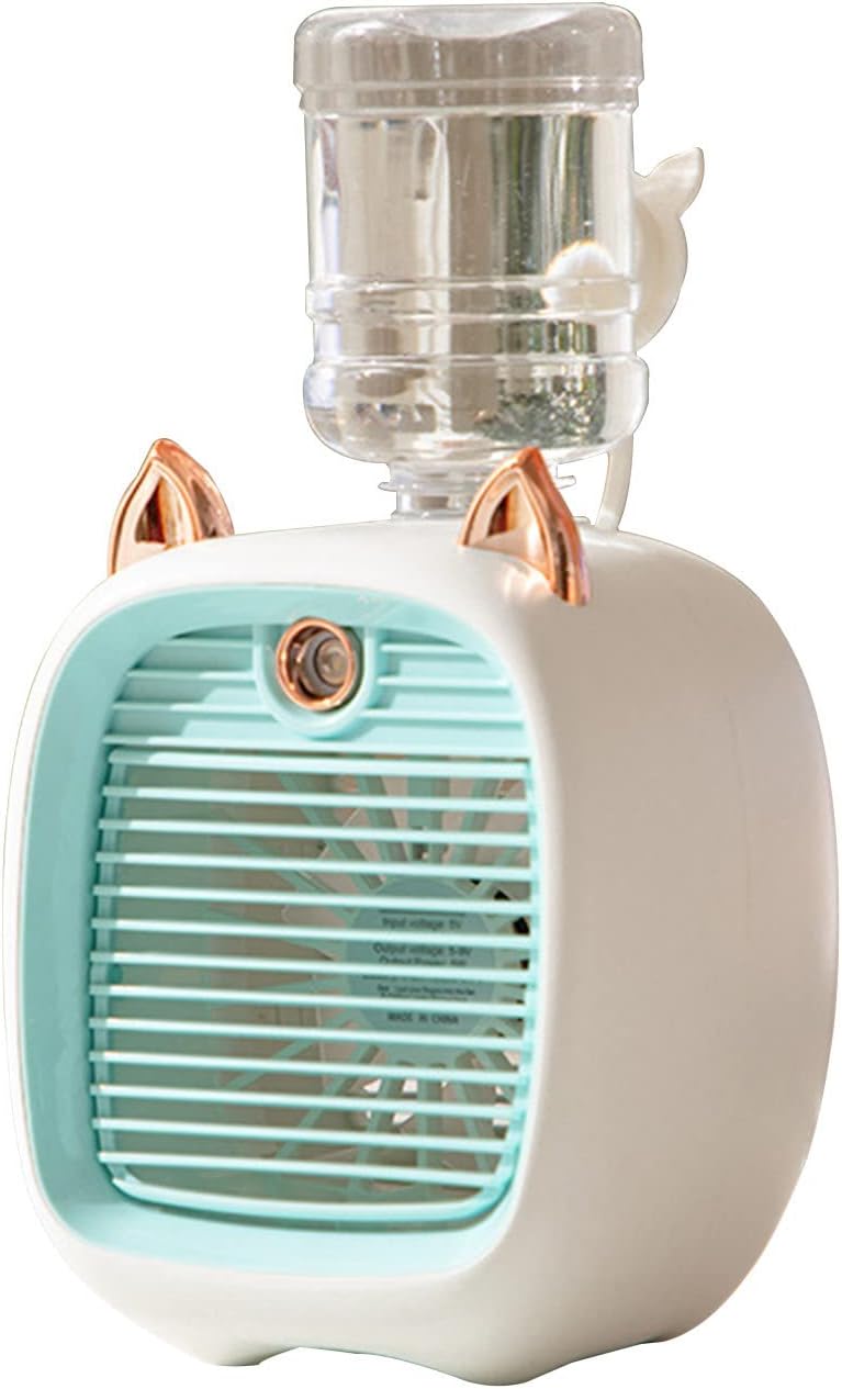 Portable USB Cooling Fan, 3-Speed Mini Air Cooler for Bedroom, Office