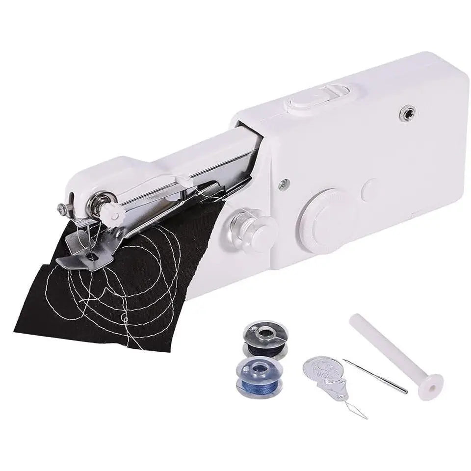 Portable Compact Handheld Sewing Machine, Electric for Beginners, Multifunctional for DIY Clothes, Curtains & Fabrics