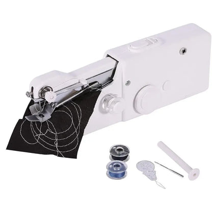 Portable Compact Handheld Sewing Machine, Electric for Beginners, Multifunctional for DIY Clothes, Curtains & Fabrics