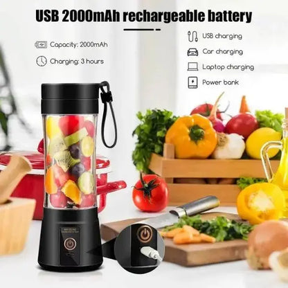 【Newly upgraded thicker version】Mini Portable Juicer Blender Cup USB-Rechargeable Mini Fruit & Vegetable Blender for Personal Smoothies Compact All-in-One Professional Blender Leak Proof Design Puree Maker Juicy Fruits Quality juicers machines fresh juice