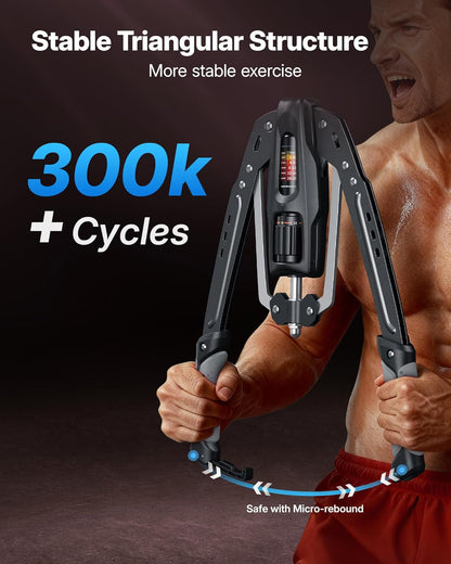 Merach Hydraulic Twister Arm Trainer, 22-440lb Adjustable Chest Shoulder Home Fitness Equipment