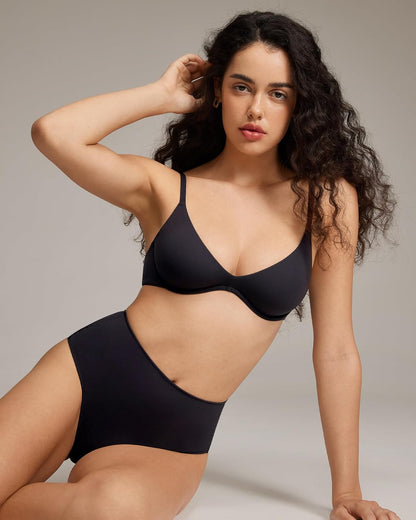 INLYRIC Inbarely Plus Unlined Underwire Plunge Bra