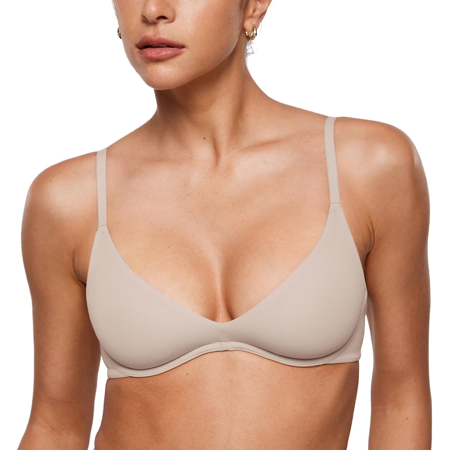 INLYRIC Inbarely Plus Unlined Underwire Plunge Bra