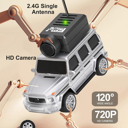 WLtoys 1:64 FPV RC Drift Car with 720P HD Camera, WiFi App & Gyro Control