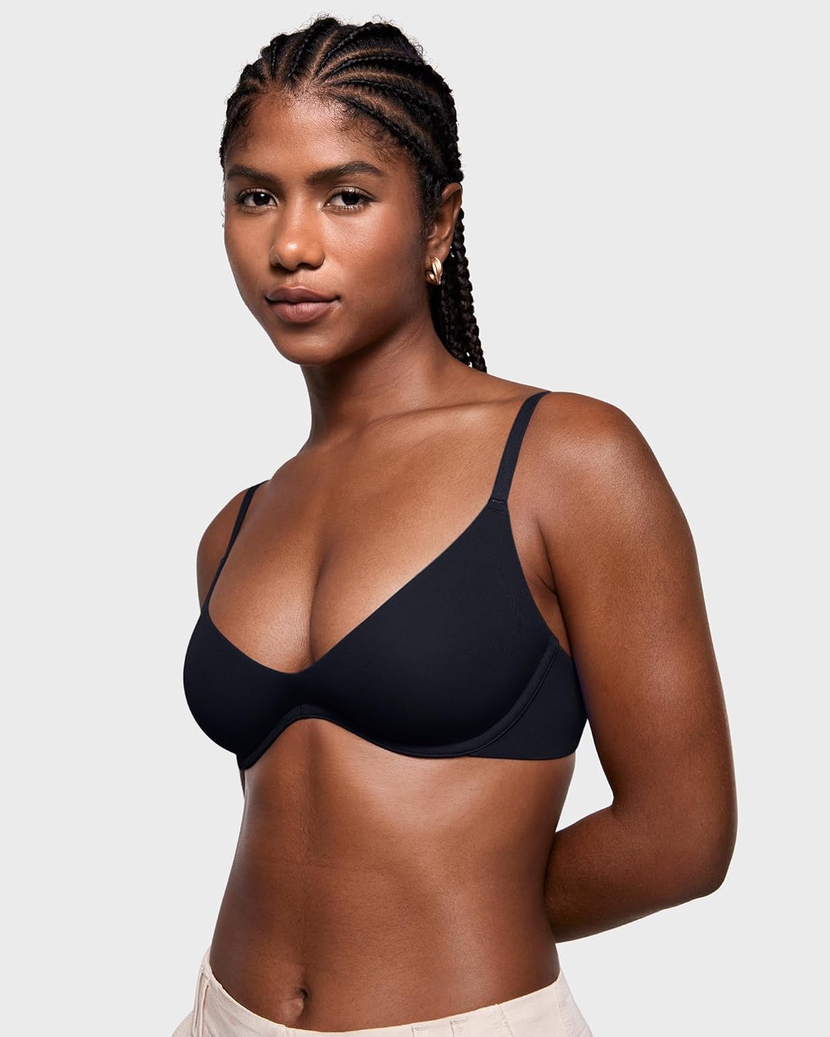 INLYRIC Inbarely Plus Unlined Underwire Plunge Bra