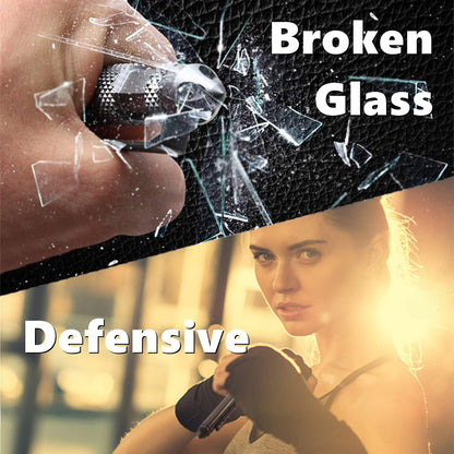 2 Pack Military Tactical Survival Pen Self Defense Glass Breaker with Refills