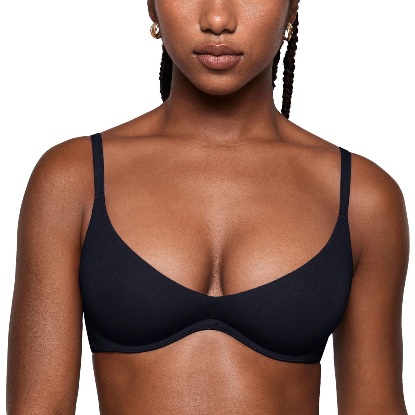 INLYRIC Inbarely Plus Unlined Underwire Plunge Bra