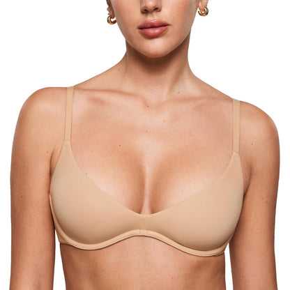 INLYRIC Inbarely Plus Unlined Underwire Plunge Bra