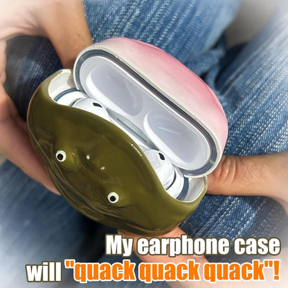 Frog AirPods Case, Cute Cartoon Silicone Cover for AirPods 4/Pro 2/3