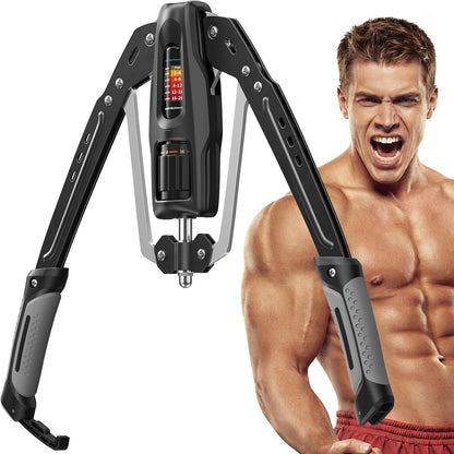 Merach Hydraulic Twister Arm Trainer, 22-440lb Adjustable Chest Shoulder Home Fitness Equipment