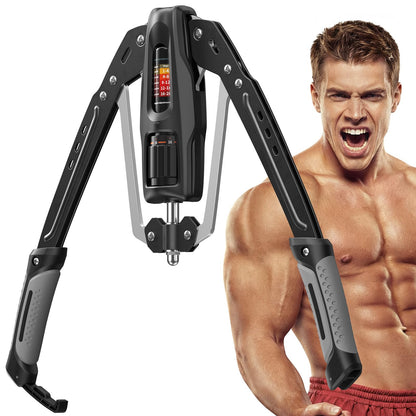 Merach Hydraulic Twister Arm Trainer, 22-440lb Adjustable Chest Shoulder Home Fitness Equipment