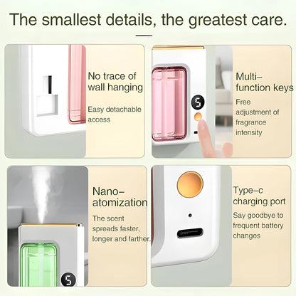 Automatic Essential Oil Diffuser with Digital Display for Home