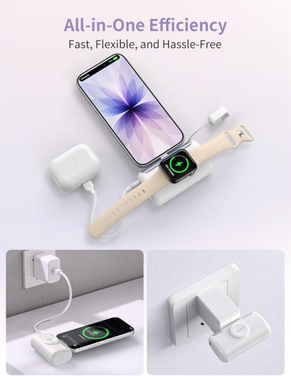 8-in-1 USB C Hub with 4K HDMI 100W PD Ethernet SD TF Reader for Type-C Laptops