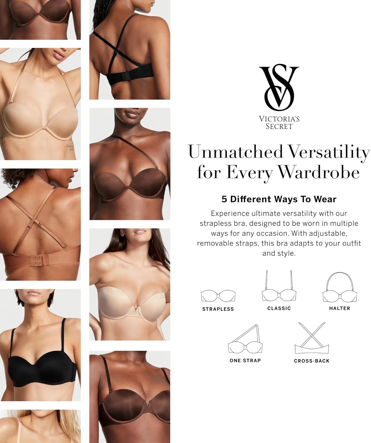 Victoria's Secret Bombshell Strapless Push-Up Bra