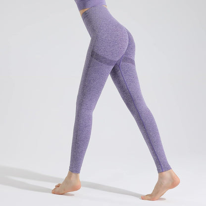 LSCZSLYH High-Waist Seamless Yoga Leggings for Women