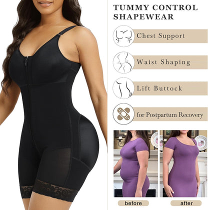 YIANNA Postpartum Shapewear Bodysuit with Tummy Control