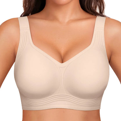 OEAK Women's Full Coverage Wireless Padded T-Shirt Bra