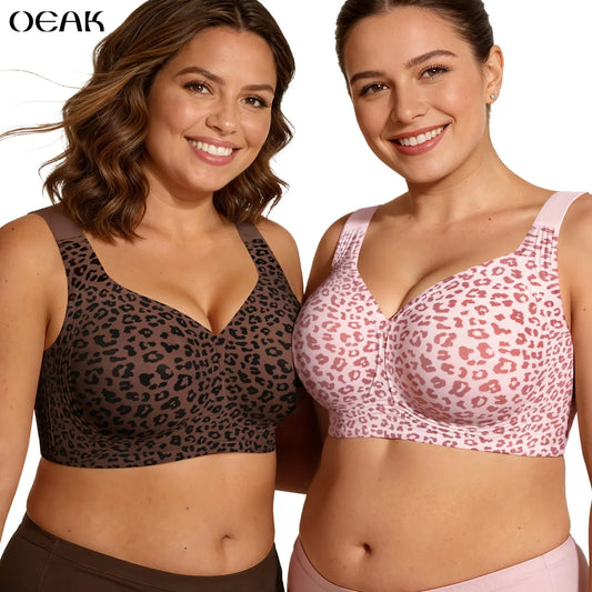 OEAK Women's Full Coverage Wireless Padded T-Shirt Bra