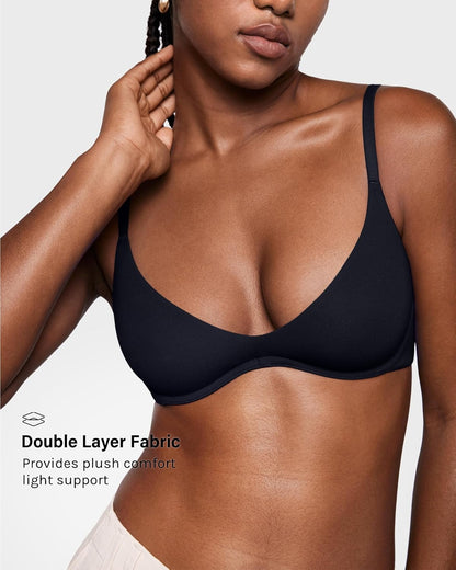 INLYRIC Inbarely Plus Unlined Underwire Plunge Bra