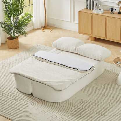 Convertible Sleeper Sofa, Modern Folding Futon Floor Foam Compression Sofa Bed Couch for Living Room Bedroom ApartmentConvertible Sleeper