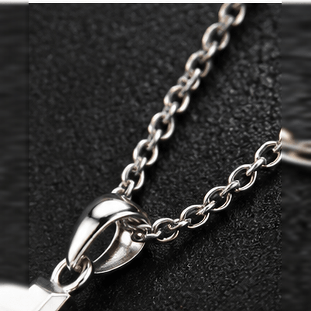 925 Sterling Silver Patron Saint Amulet Necklace - Yptuan