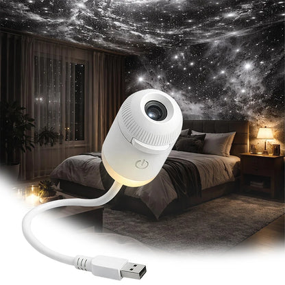 USB Mini Star Galaxy Projector Night Light for Car & Bedroom