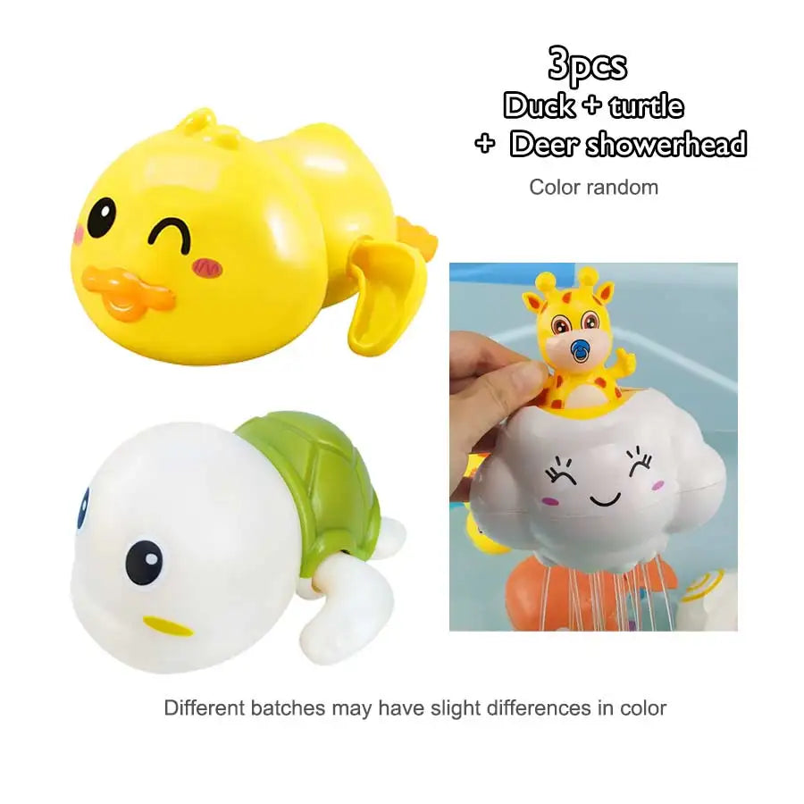 Cute Tortoise Baby Bath Swimming Toy for Pool Bathroom