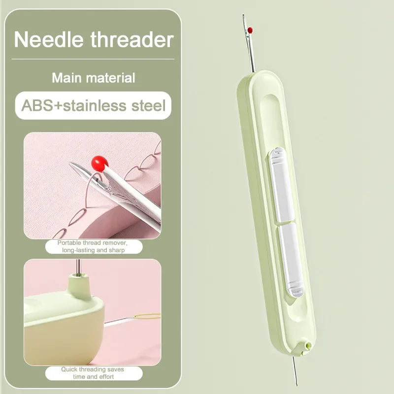 2 In 1 Multi-Function Needle Threader Hand Sewing Tool