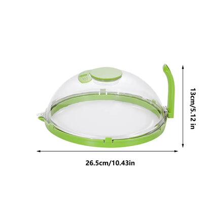 Microwave Splatter Cover | Clear Food Lid with Handle