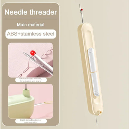 2 In 1 Multi-Function Needle Threader Hand Sewing Tool