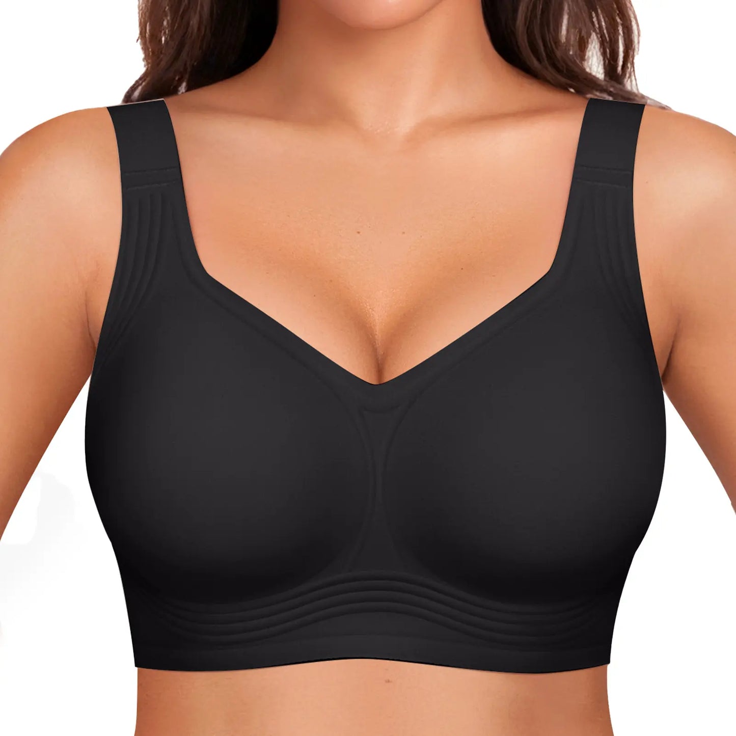 OEAK Women's Full Coverage Wireless Padded T-Shirt Bra