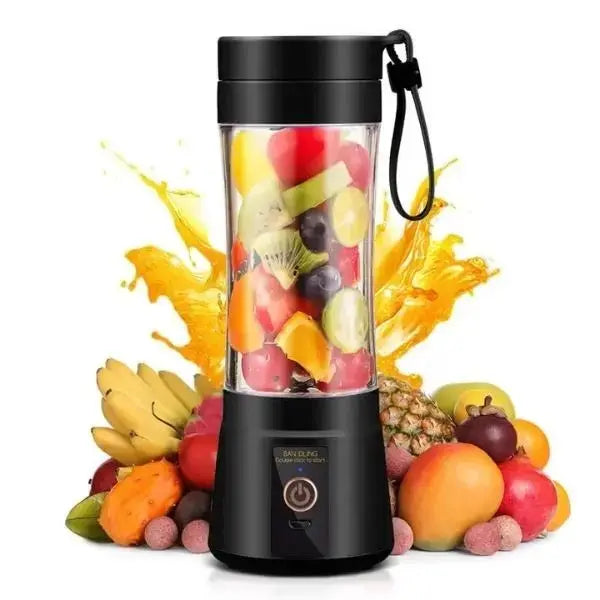 【Newly upgraded thicker version】Mini Portable Juicer Blender Cup USB-Rechargeable Mini Fruit & Vegetable Blender for Personal Smoothies Compact All-in-One Professional Blender Leak Proof Design Puree Maker Juicy Fruits Quality juicers machines fresh juice