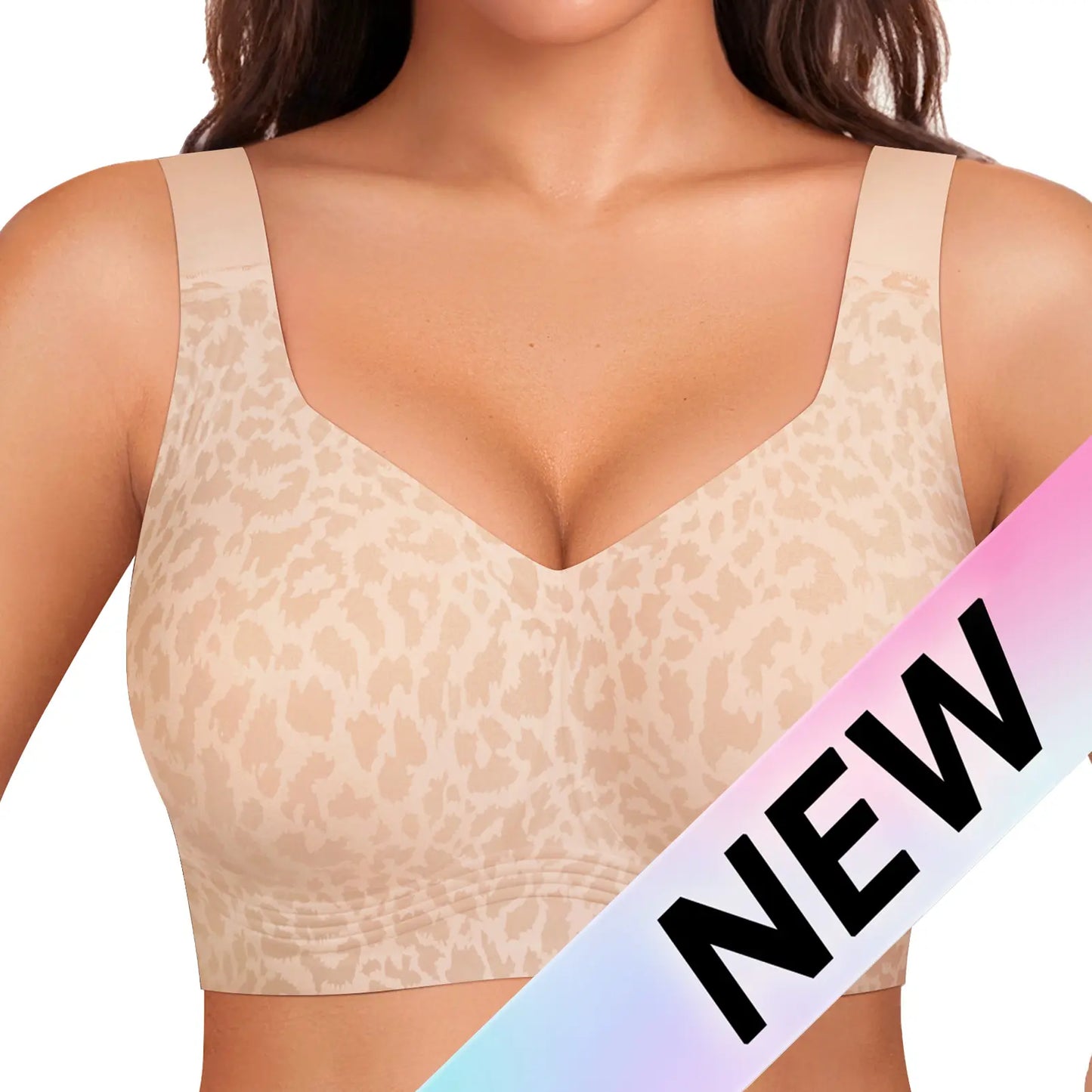 OEAK Women's Full Coverage Wireless Padded T-Shirt Bra