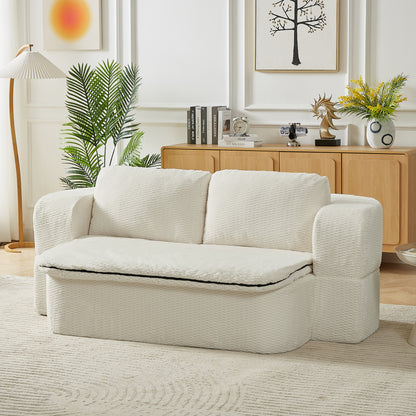 Convertible Sleeper Sofa, Modern Folding Futon Floor Foam Compression Sofa Bed Couch for Living Room Bedroom ApartmentConvertible Sleeper