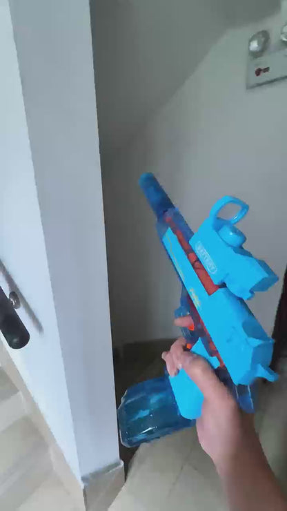 Electric Water Blaster Gun - LED Light Up Automatic Water Gun for Kids, Long Range Summer Toy
